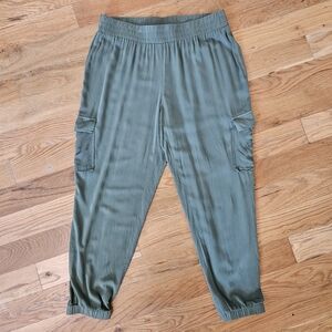 Nine West Olive Green Jogger Pants Size M
